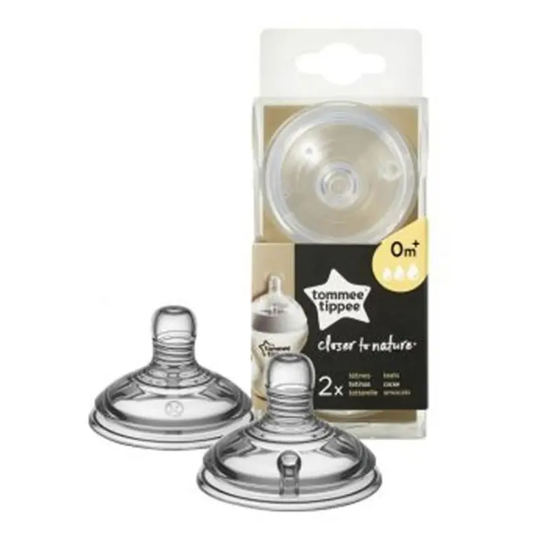 2 Tétines Tommee Tippee Closer to Nature - Débit Variable 0m+