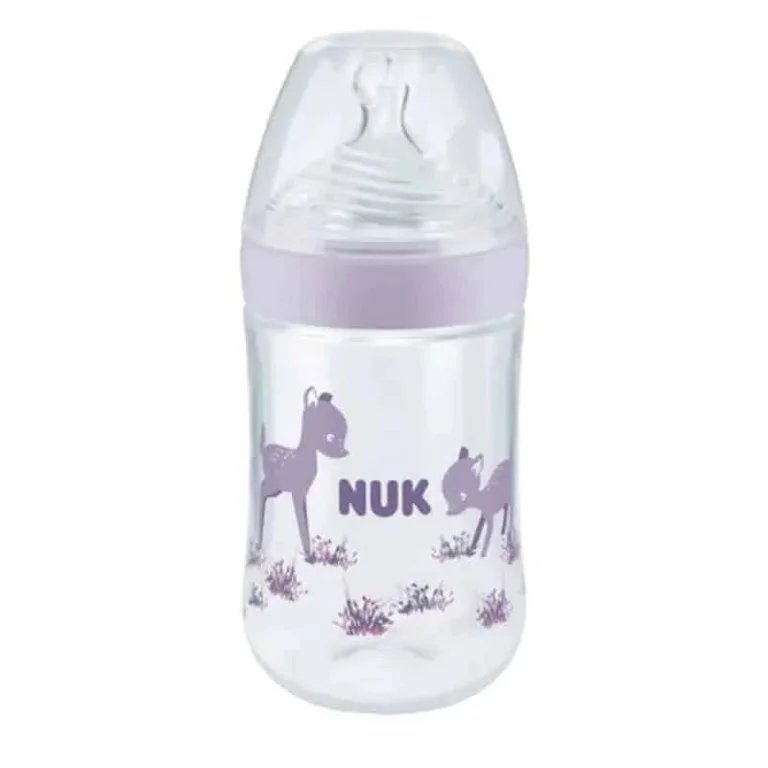 NUK Biberon Nature Sense 260ml – Mauve