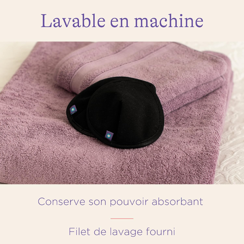 Lansinoh I Coussinets d'allaitement lavables couleurs 8 Pc
