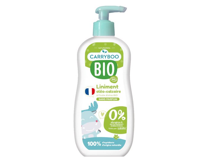 Liniment oléo-calcaire BIO olive - 450ml - Carryboo