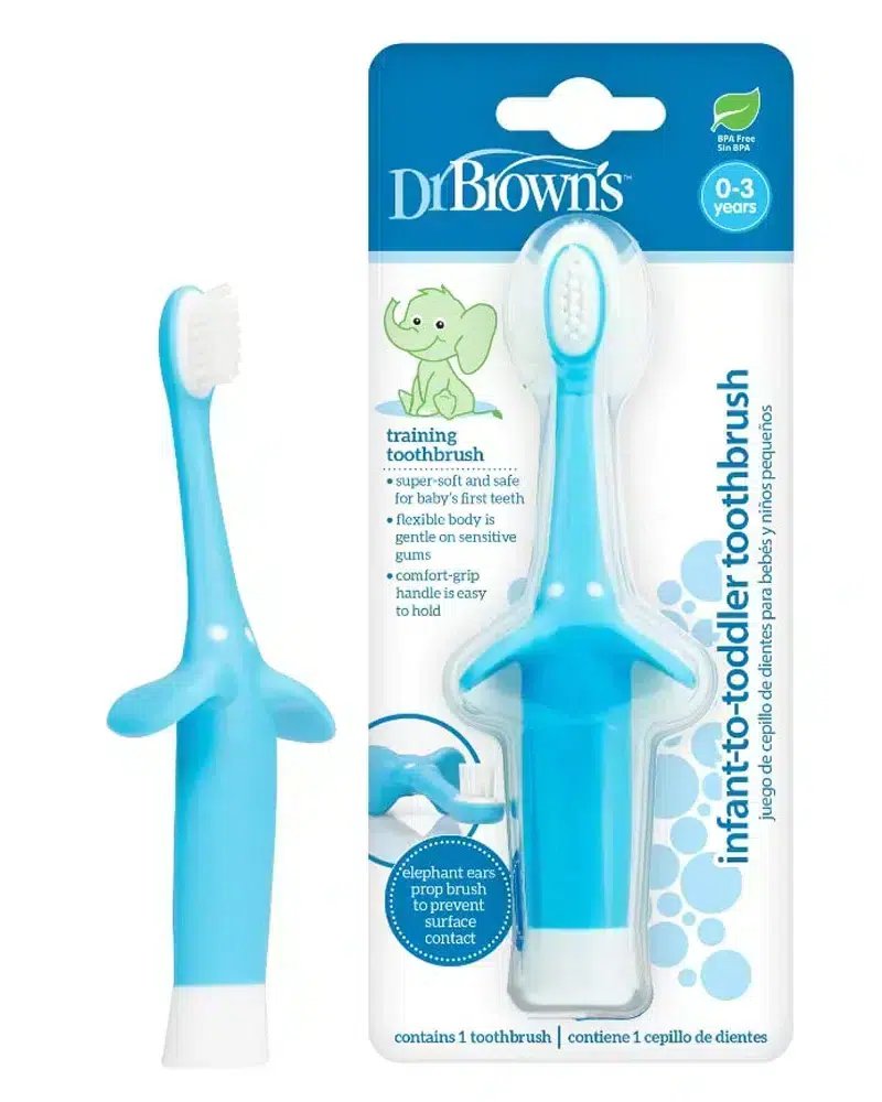 Dr. Brown’s Brosse à dents 0-3A – Bleu