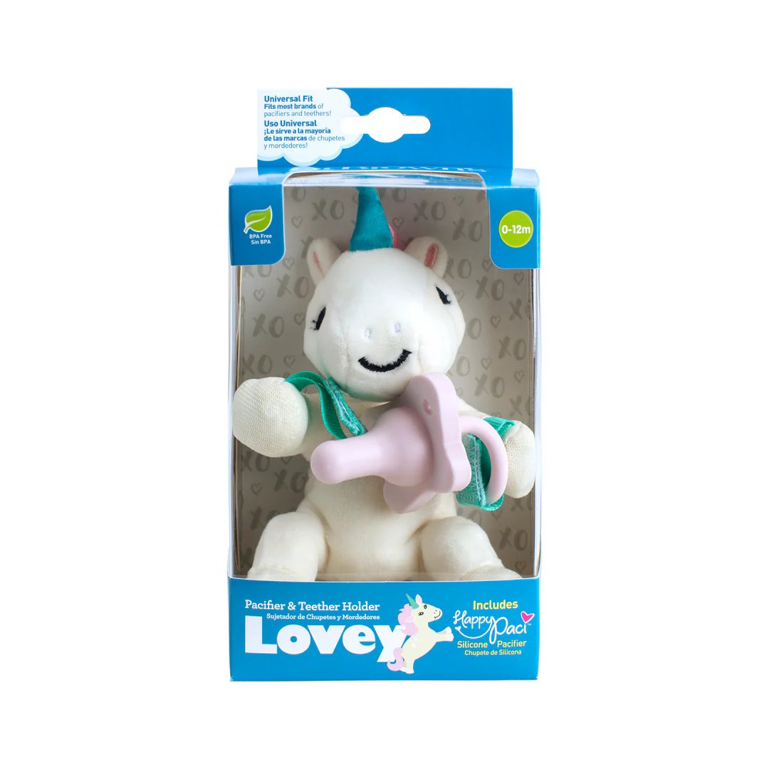 Porte-tétine et anneau de dentition Dr. Brown's® Lovey, licorne