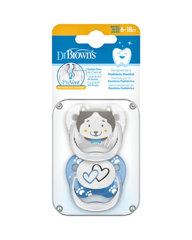 Sucettes 6-18 mois – Chien-Dr.Brown’s