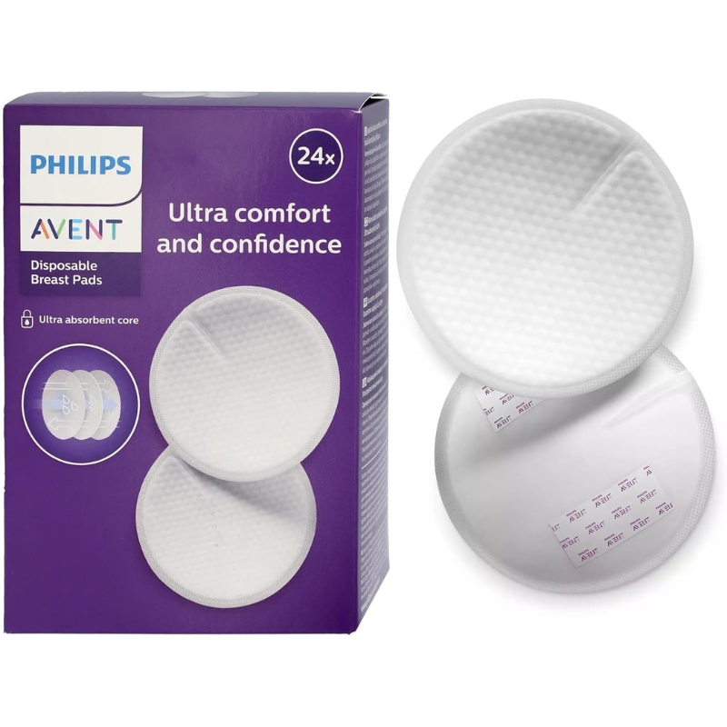 Philips Avent  24 coussinets d'allaitement jetables - jour et nuit