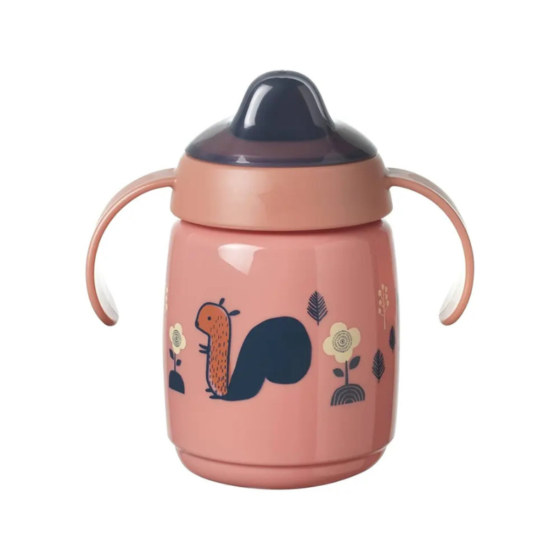 Tasse d'apprentissage anti-fuite Tommee Tippee 300 ml 6 mois et plus - Rose