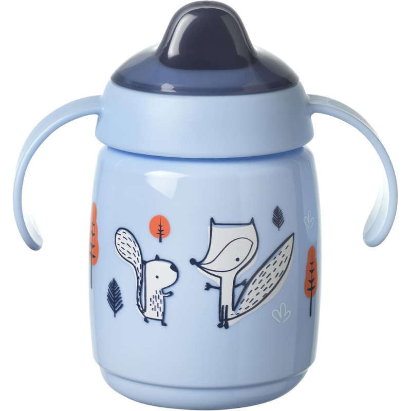 Tommee Tippee Tasse d'Apprentissage Anti-Fuite 300ml 6M+ - Bleu