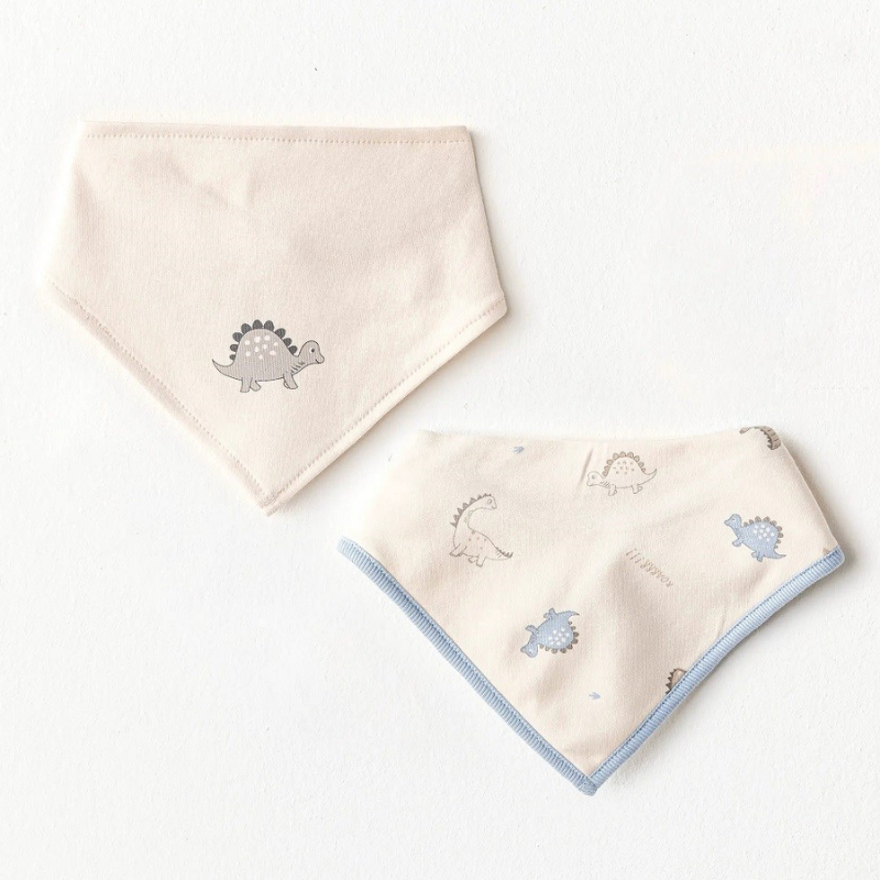 Tablier écharpe d'été pour bébé garçon Andywawa 2 - Bleu dinosaure