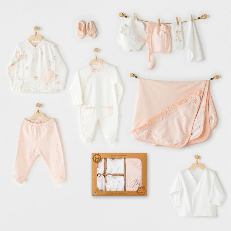 Andywawa Coffret nouveau-né  10 pièces de sortie d'hôpital pour Fille