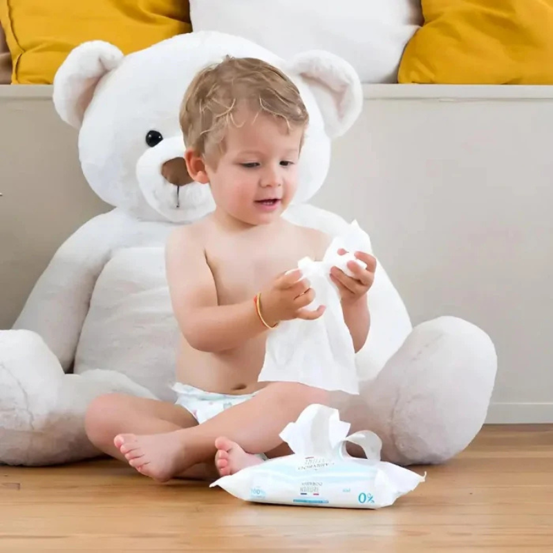 Carryboo Lingettes à l'eau et extrait de calendula Bio
