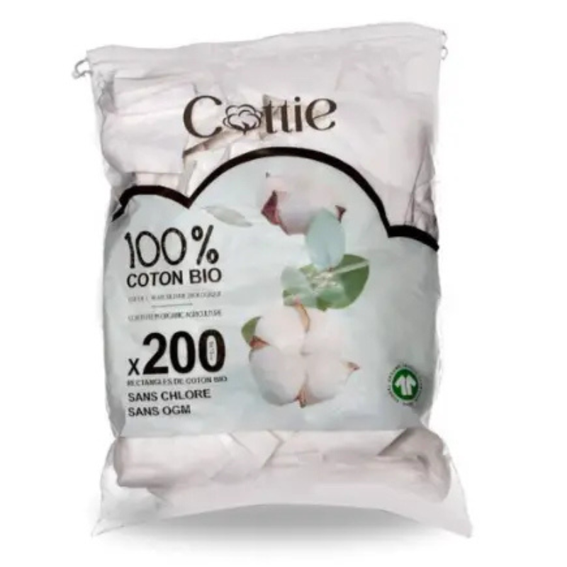 Cottie Coton Pads Bio 200 Unités