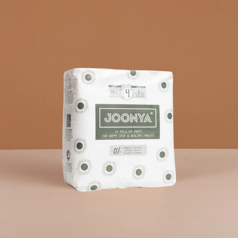 Couches Joonya Pull-Up Pants pour bébé, taille 4 L (7-12 kg)