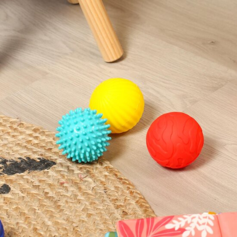 Ludi 3 balles sensorielles Multicolore