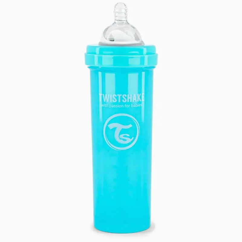 Twistshake Biberon anti-colique 330ml bleu