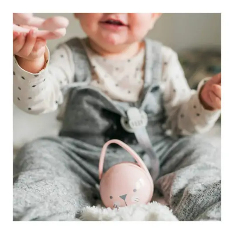 Suavinex Boite à sucettes Duo Hygge Baby Rose