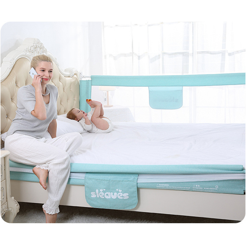 Barrière de lit pour la sécurité de bébé Vert