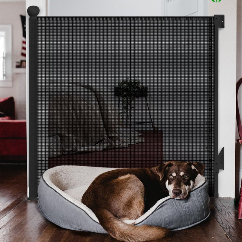 Barrière de Sécurité Rétractable pour Bébé 0-140 cm