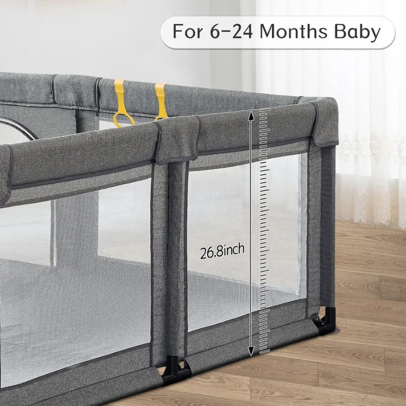 Parc pour Bébé Portable et Pliable – 150x 180x 68 cm
