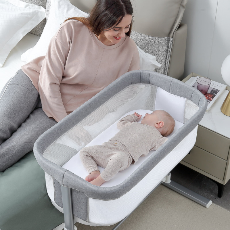 Berceau Bébé Multifonctionnel et Réglable en Hauteur