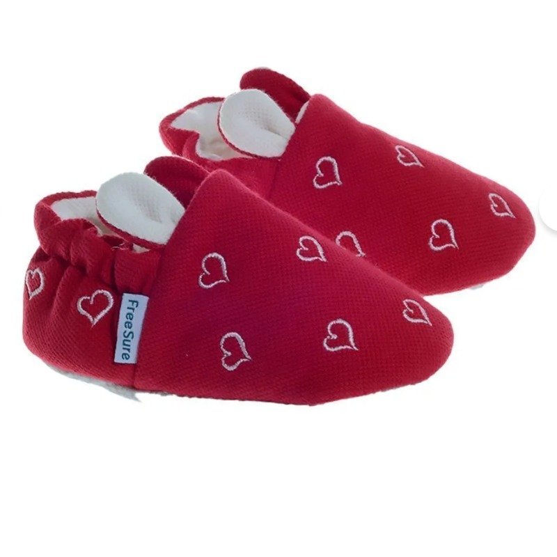 Chaussons bébé fille Freesure  rouge  241168