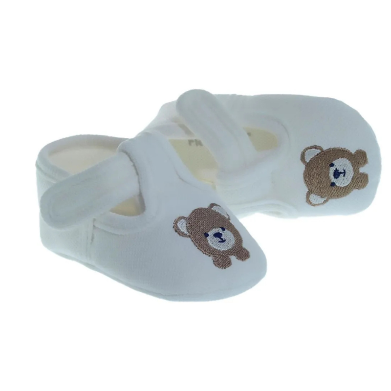 Chaussons bébé garçon Freesure 241324 écrus