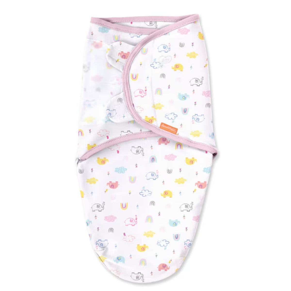 SwaddleMe emmaillotage original – Éléphants - Arc-en-ciel