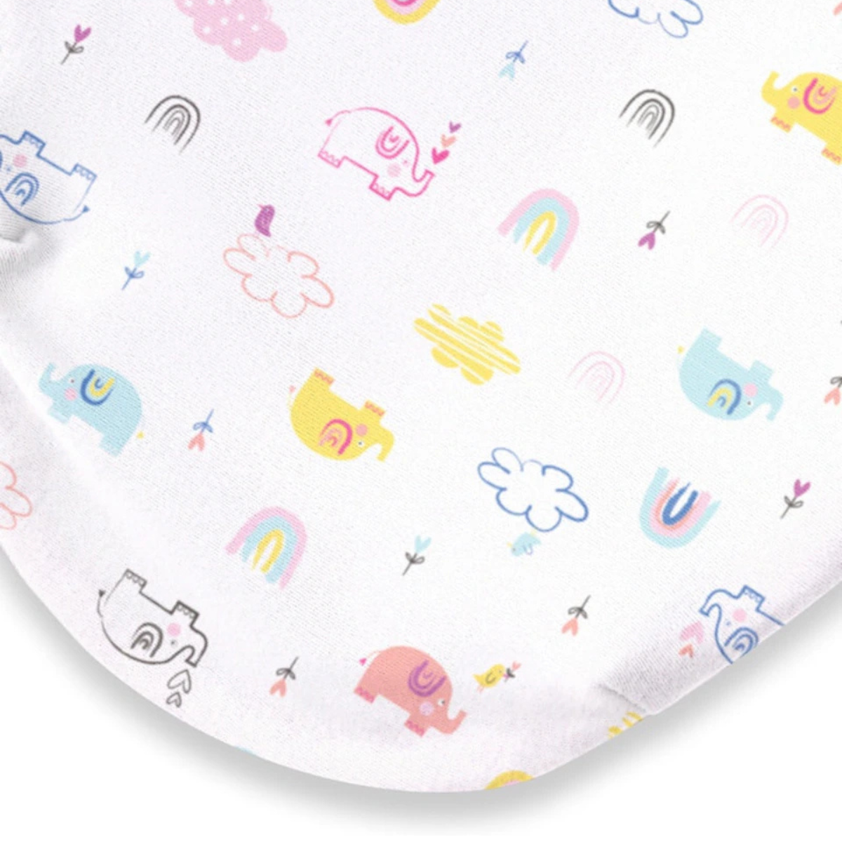 SwaddleMe emmaillotage original – Éléphants - Arc-en-ciel