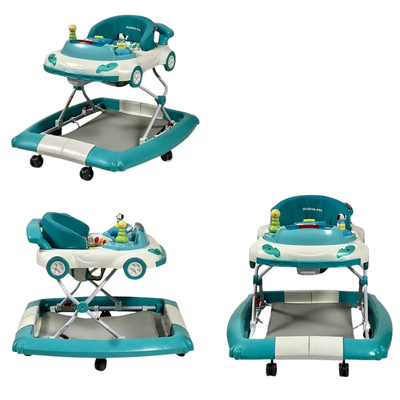 Trotteur à bascule pour bébé - MAMALOVE 3481 Bleu