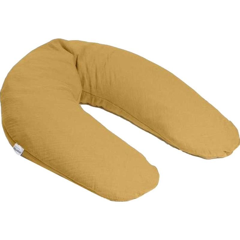 Doomoo Basics Comfy Big - Coussin d'allaitement - Coton biologique - 190cm - Tetra Ocre