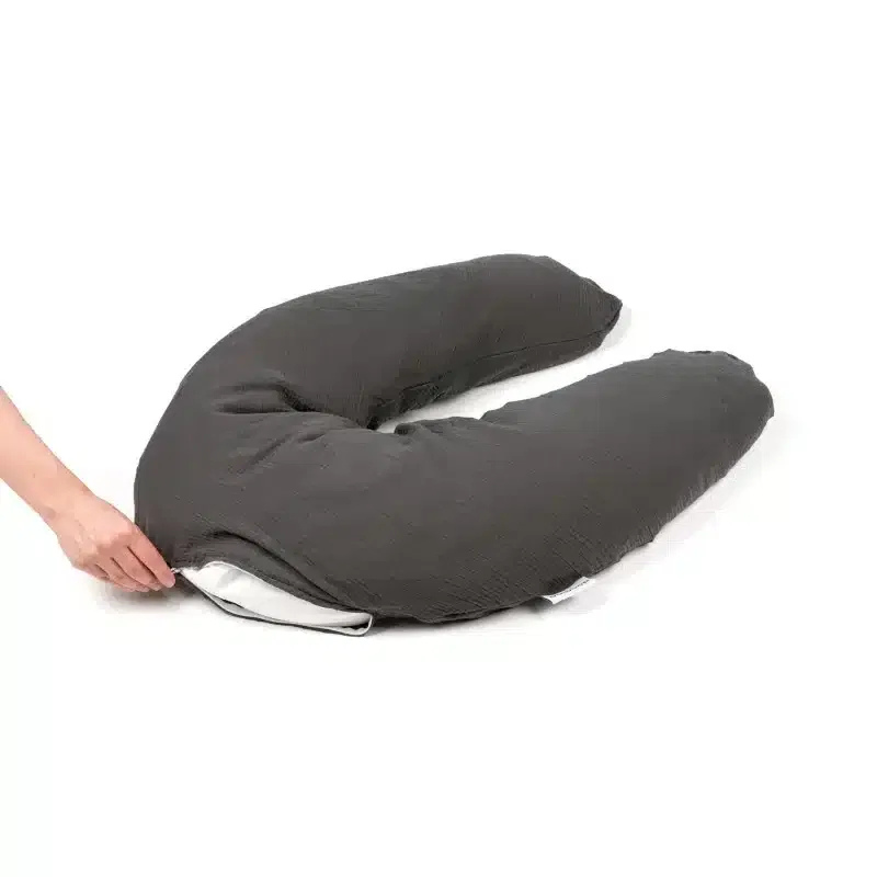 Doomoo Coussin D’ Allaitement & Maternité COMFY BIG Tetra- Grey