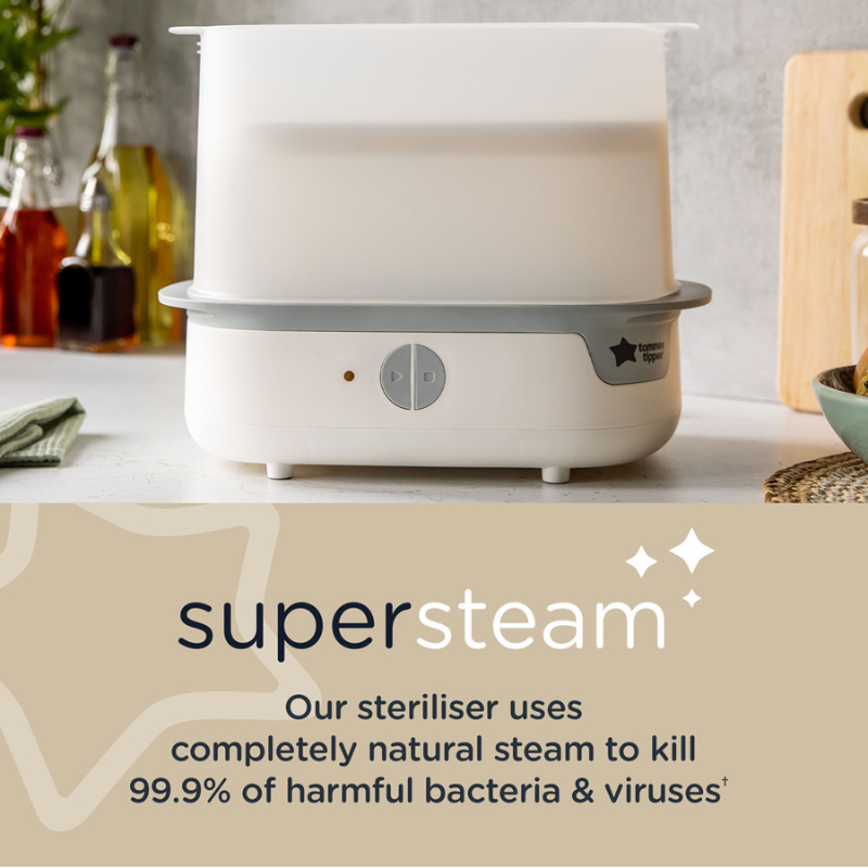 Tommee Tippee Stérilisateur Électrique à Vapeur Blanc