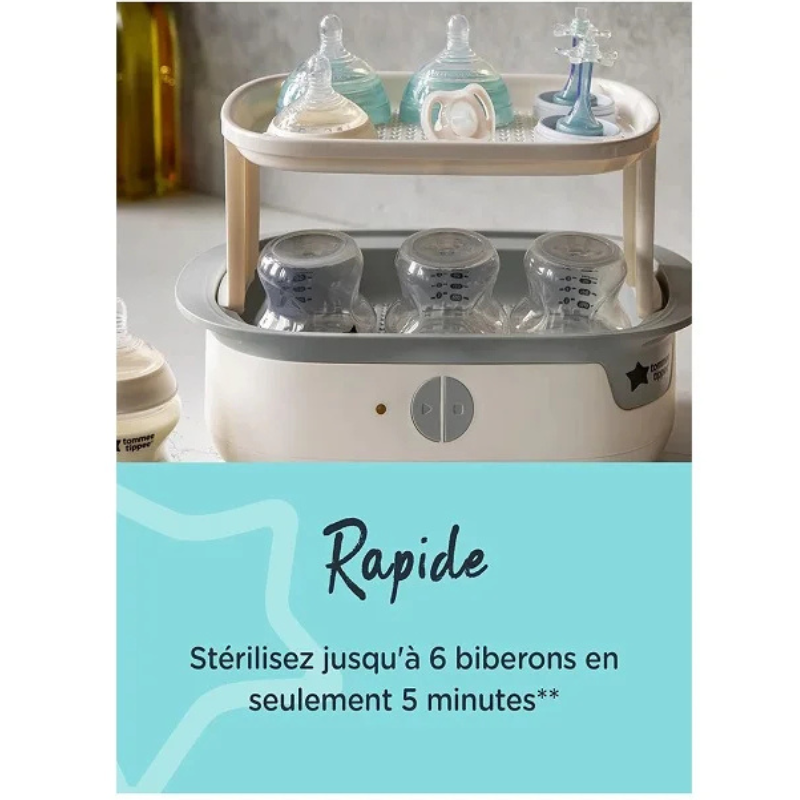 Tommee Tippee Stérilisateur Électrique à Vapeur Blanc
