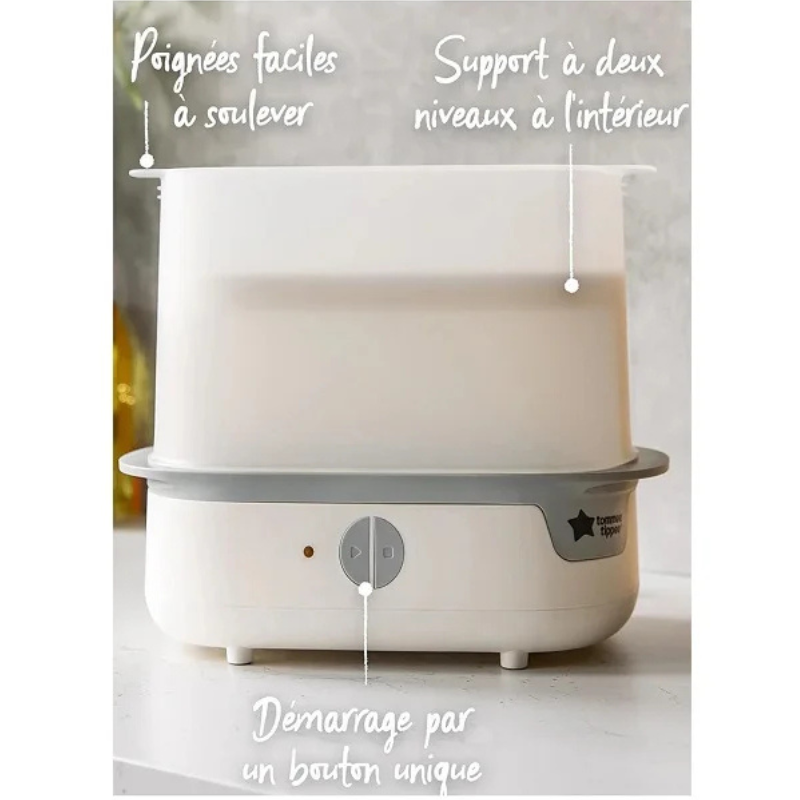 Tommee Tippee Stérilisateur Électrique à Vapeur Blanc