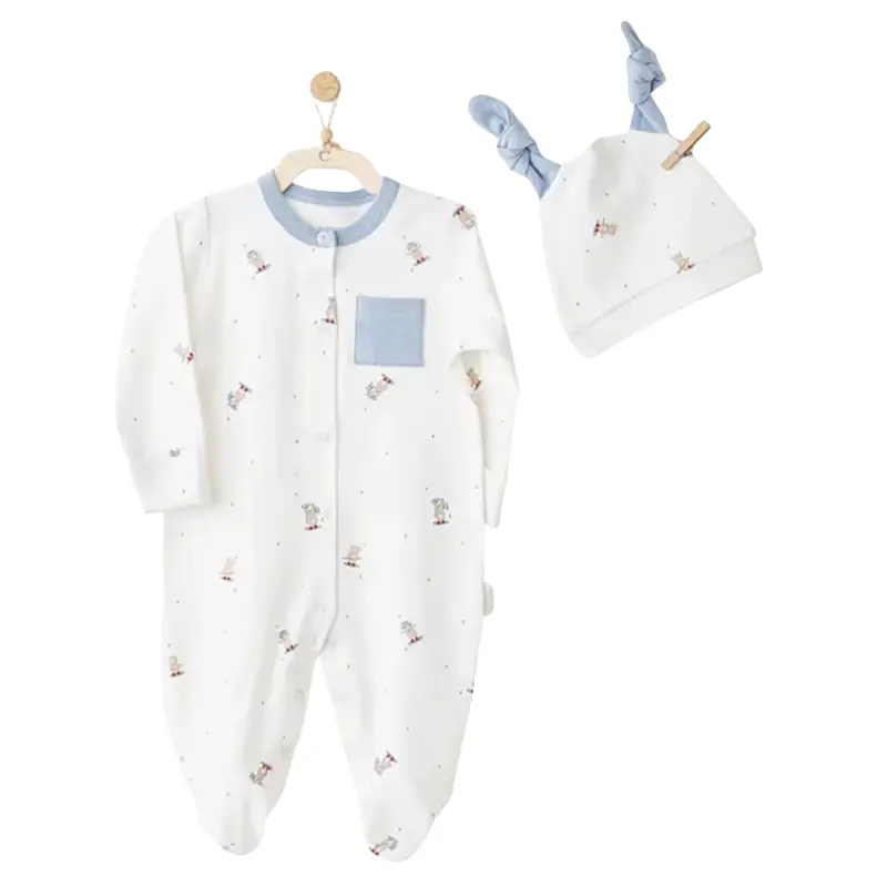Ensemble barboteuse bébé AC26076 Andywawa