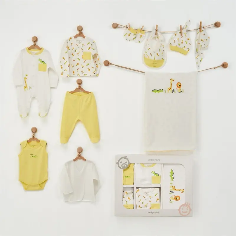 Andywawa AC22521 Baby Hospital Exit Ensemble de 10 pièces pour nouveau-né