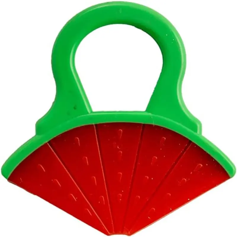 Anneau de dentition en silicone en forme de fruit pour bébés de 0 à 12 mois