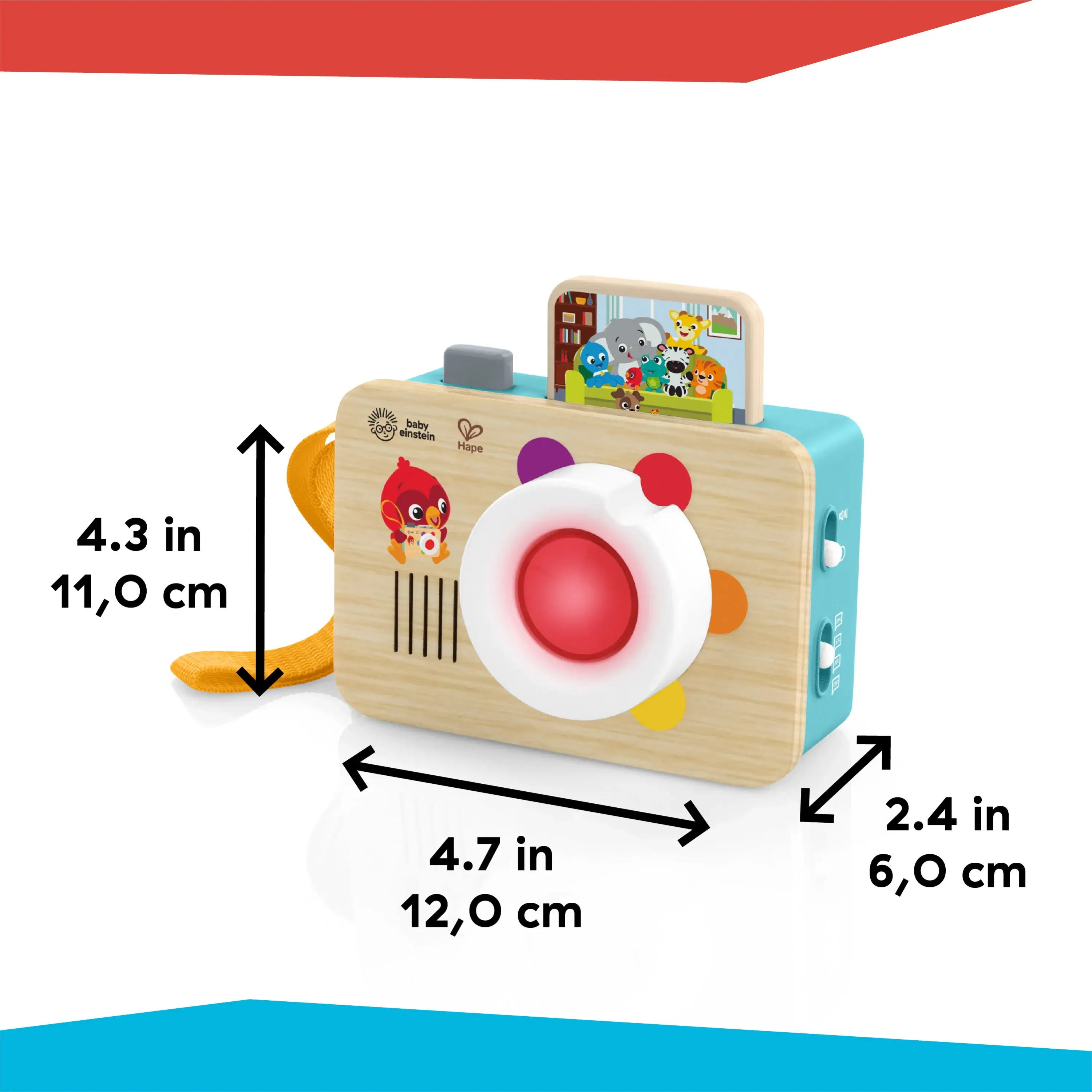 Appareil photo jouet à objectif d’apprentissage