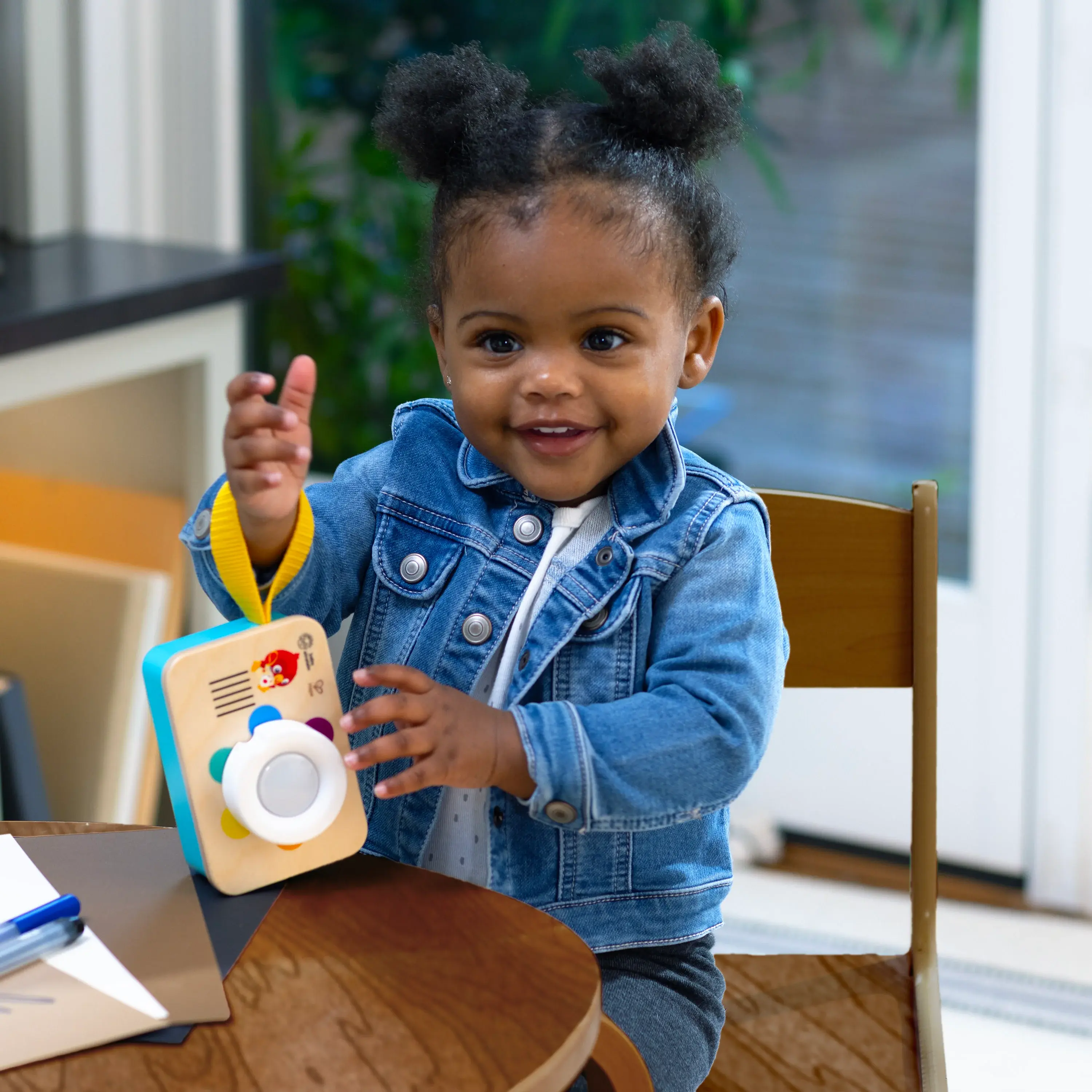 Appareil photo jouet à objectif d’apprentissage