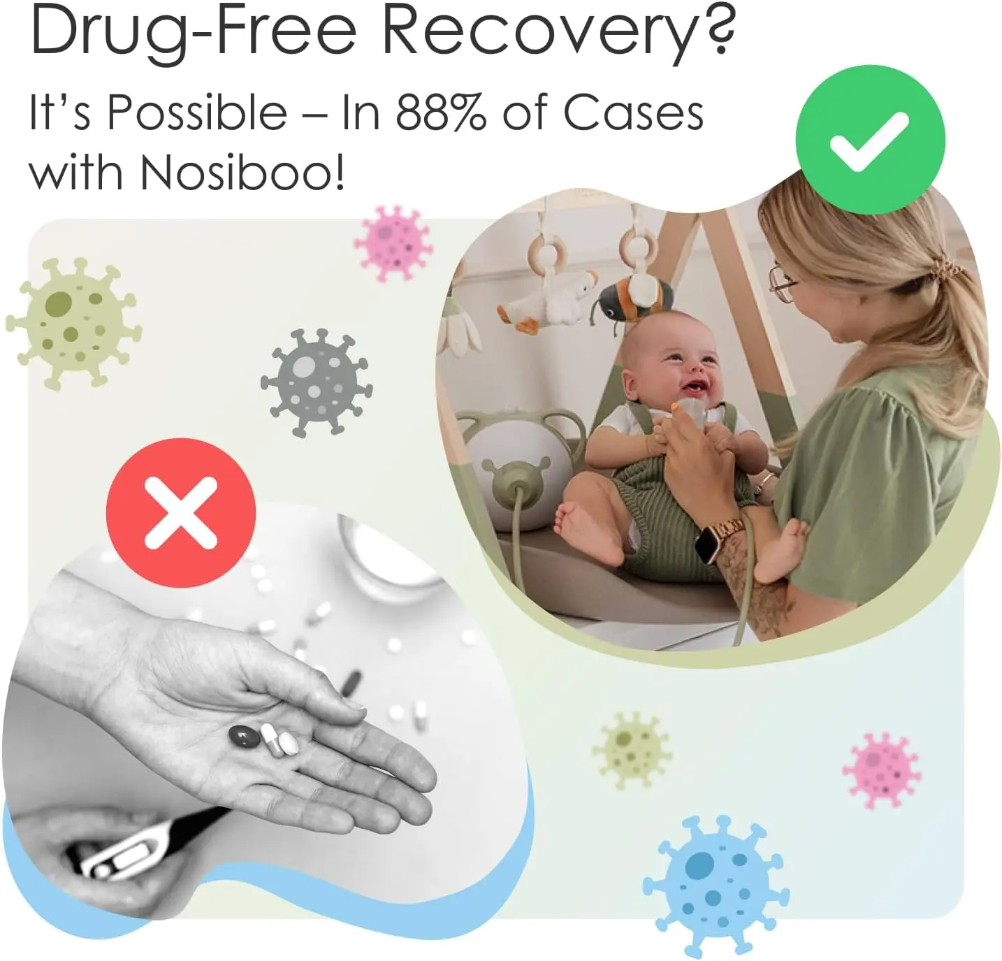 Aspirateur nasal Nosiboo Pro - Nettoyeur nasal pour bébés Rose