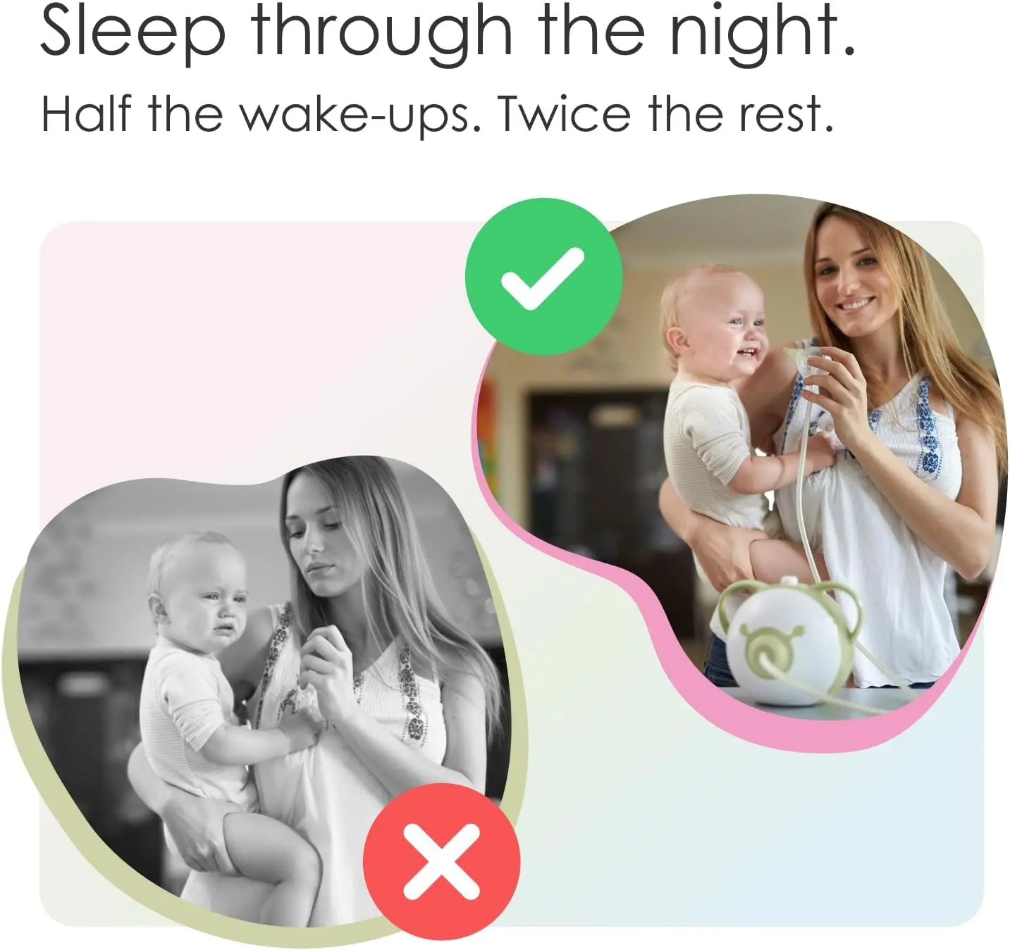 Aspirateur nasal Nosiboo Pro - Nettoyeur nasal pour bébés Rose
