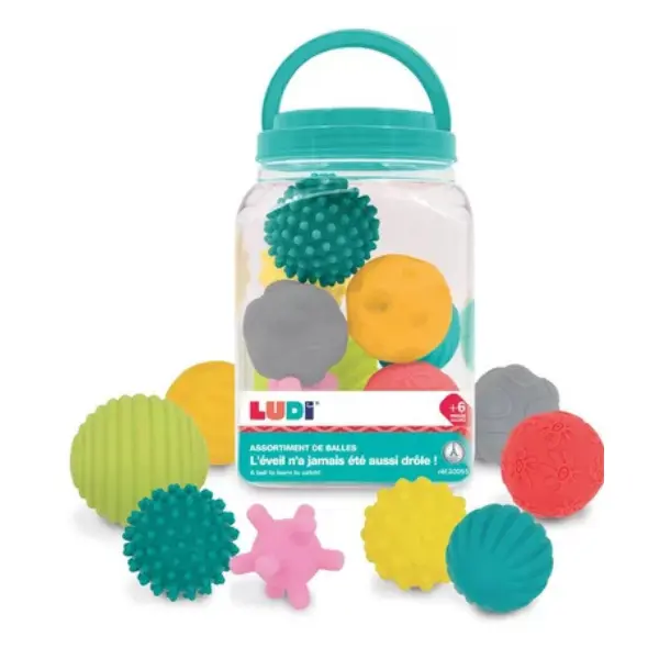 xx Assortiment de 8 balles Ludi