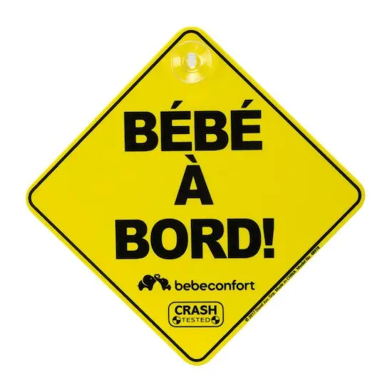 xx Autocollant plastifié BÉBÉ À BORD - Bébé Confort