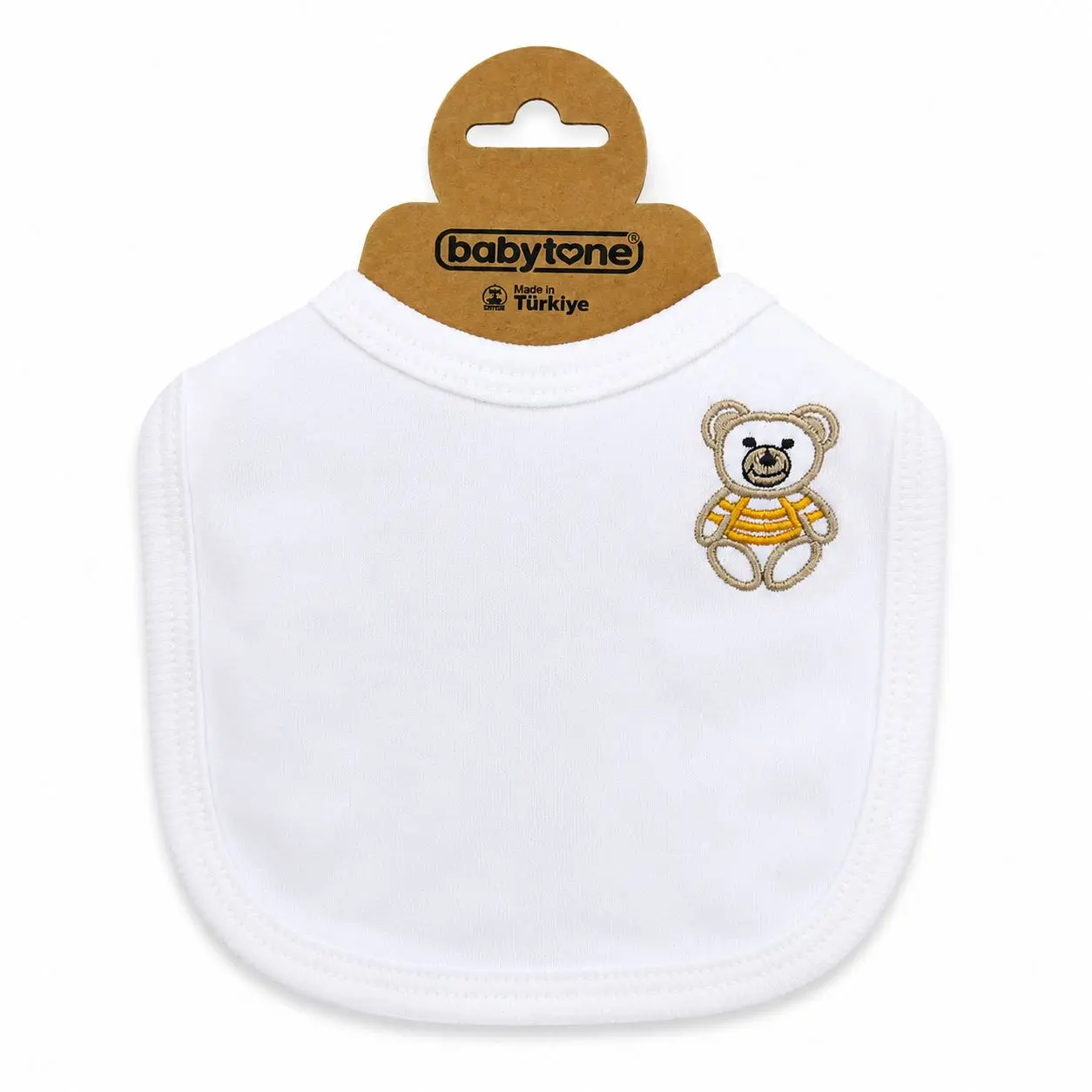 xx avoir Bébé Blanc Babytone – En Coton avec Motif Ourson Brodé