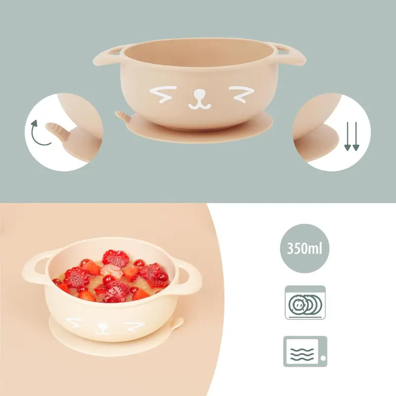 Babymoov Coffret Repas Bébé FIRST'ISY Renard - Beige