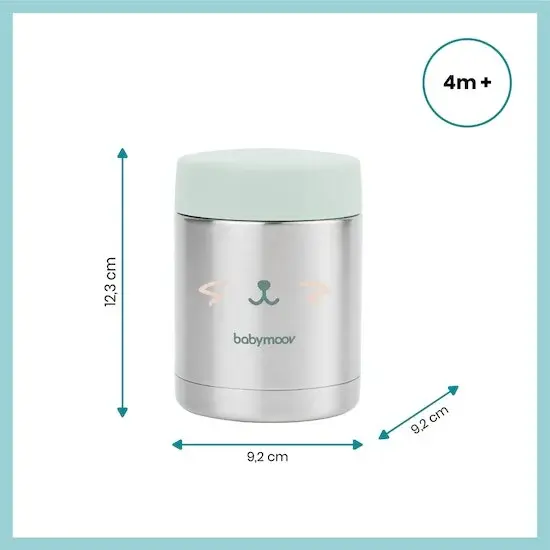 Babymoov Contenant Inox Eat'Isy Gris/Bleu