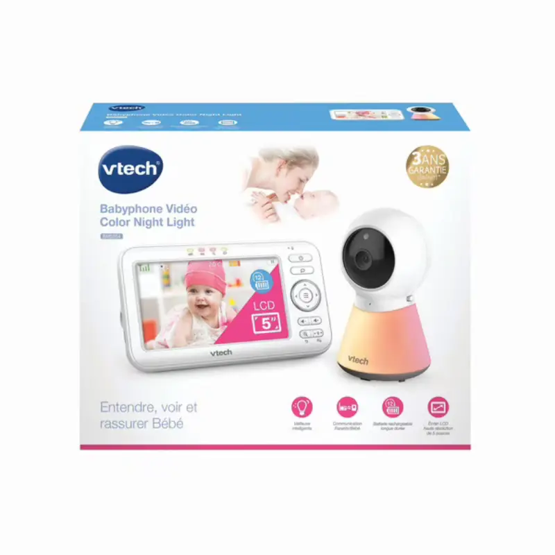 Babyphone Vidéo Color Night Light - BM 5254