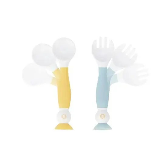 xx Badabulle Couverts d'apprentissage flexibles Multicolore