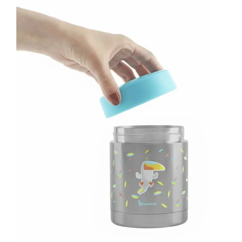 Badabulle Thermobox Toucan Boîte Isotherme Chaud/Froid En Inox - 350ml