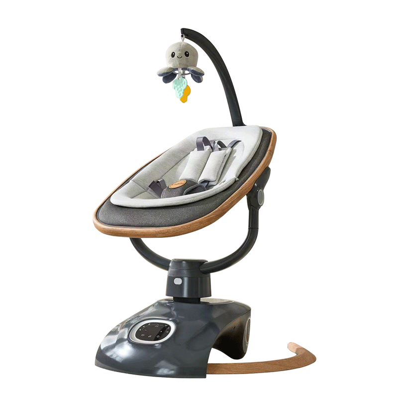 xx Balancelle Électrique Bébé Kidilo – Design Moderne - Gris