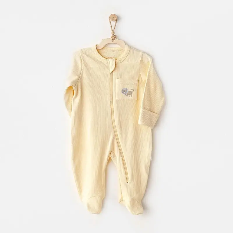xx Barboteuse bébé Combinaison jaune petit roi AC25811 - Andywawa