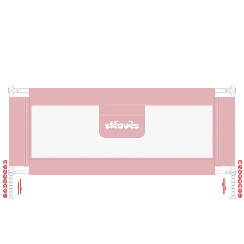 xx Barrière de lit pour la sécurité de bébé Rose 1.2M